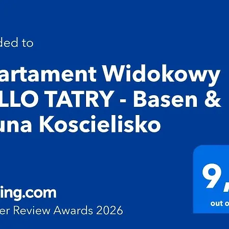 Widokowy Hello Tatry - Basen & Sauna